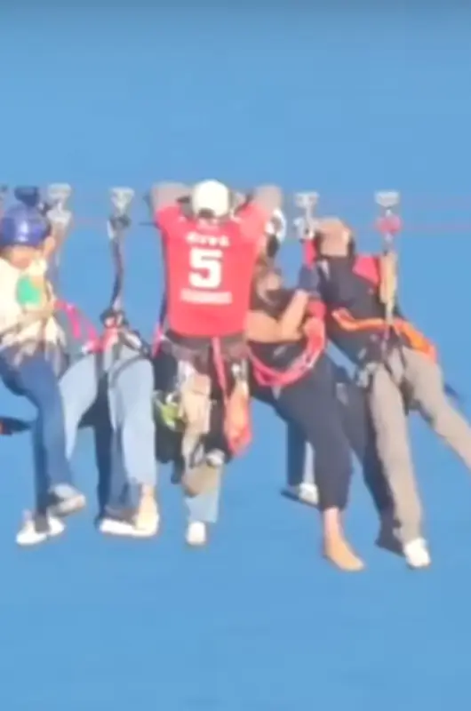 Accidente en canopy de Catarina deja cuatro heridos, incluido un menor, tras colisión