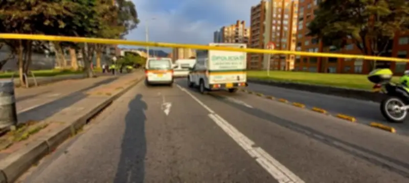Accidente entre camión y vehículo particular bloquea entrada norte de Bogotá