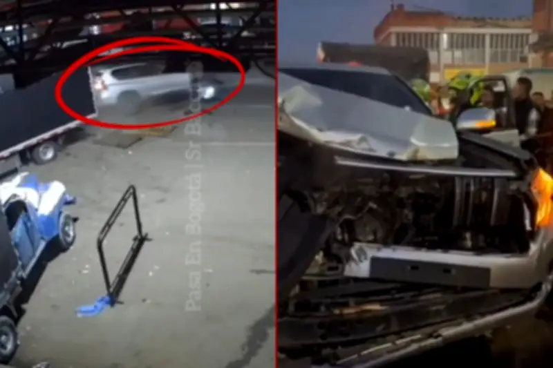 Accidente fatal en Corabastos: un muerto y dos heridos tras choque de camioneta