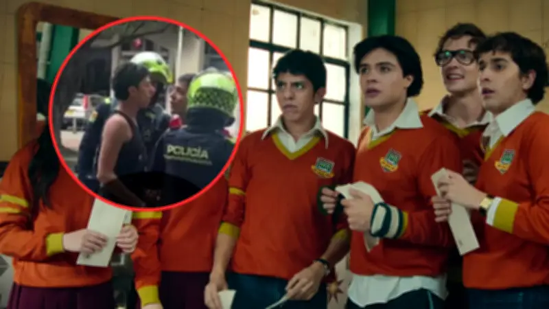 Actor de 'La Primera Vez' esposado en Bogotá tras incidente con seguidor