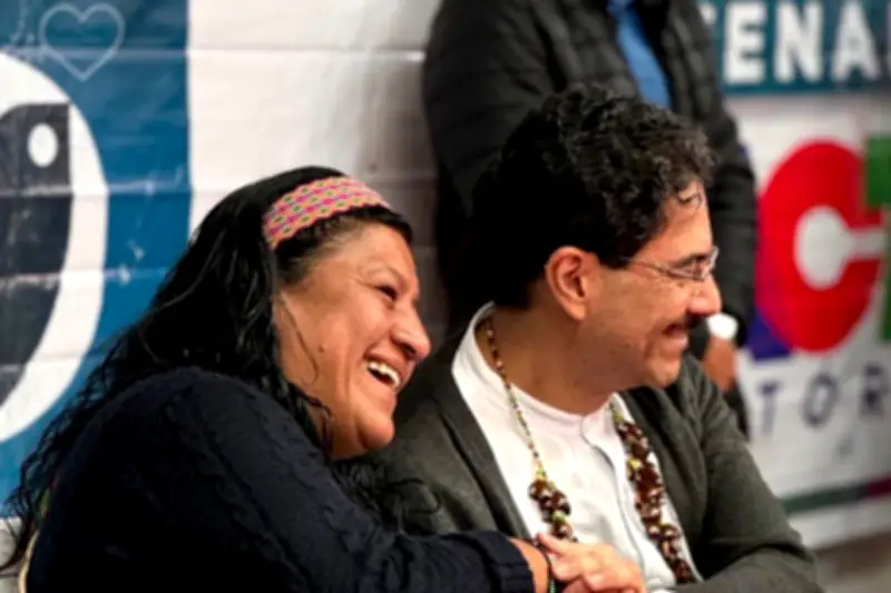 Aída Quilcué inicia campaña 2026 con ritual espiritual Nasa en Cauca junto a Iván Cepeda