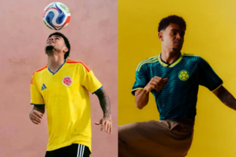 Adidas y FCF revelan la camiseta visitante de Colombia para el Mundial 2026