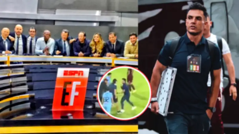 Agresión a Lucas González tras partido: entrenador chileno le da puñetazo en el estómago