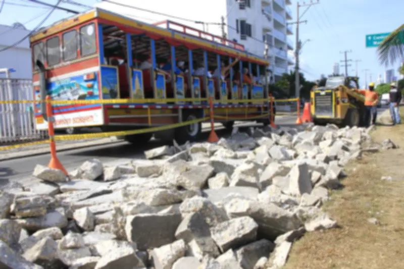 Alcaldía avanza en recuperación vial de Manga con obras en avenida Rafael Calvo