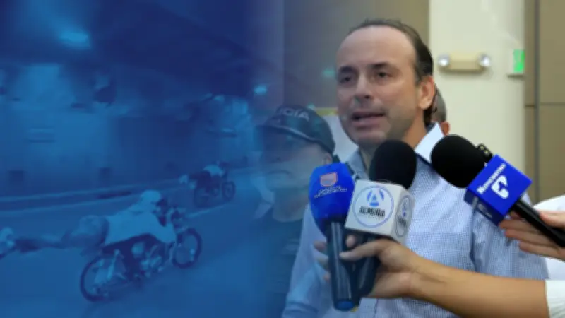 Alcalde Eder anuncia medidas tras peligrosas maniobras de motociclistas en Túnel Mundialista de Cali