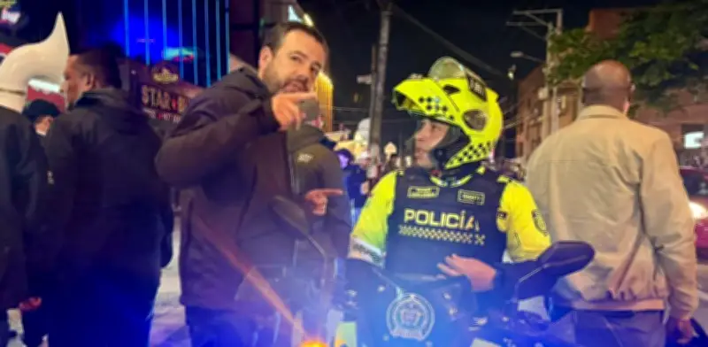 Alcalde Galán inspecciona zonas de rumba en Bogotá e inaugura nuevas áreas de taxi seguro