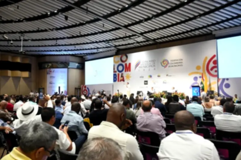 Alcaldes exigen cumplimiento fiscal a gobierno en Congreso Nacional de Municipios en Cartagena