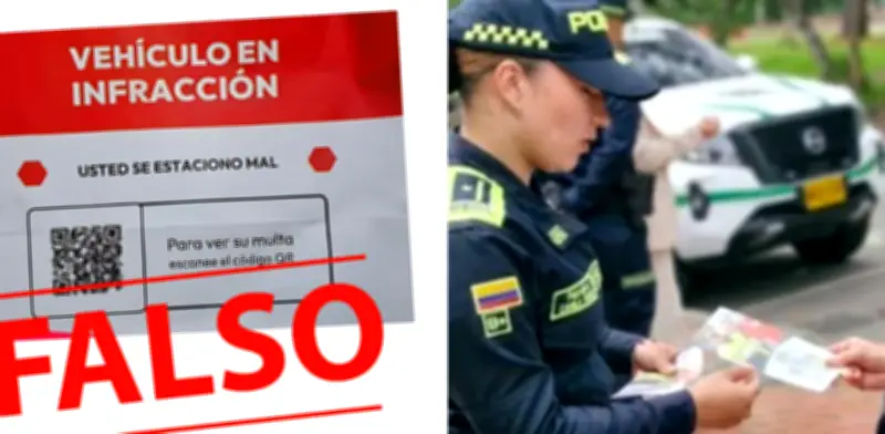 Alerta en Bogotá: Estafadores dejan códigos QR falsos en carros simulando multas de tránsito
