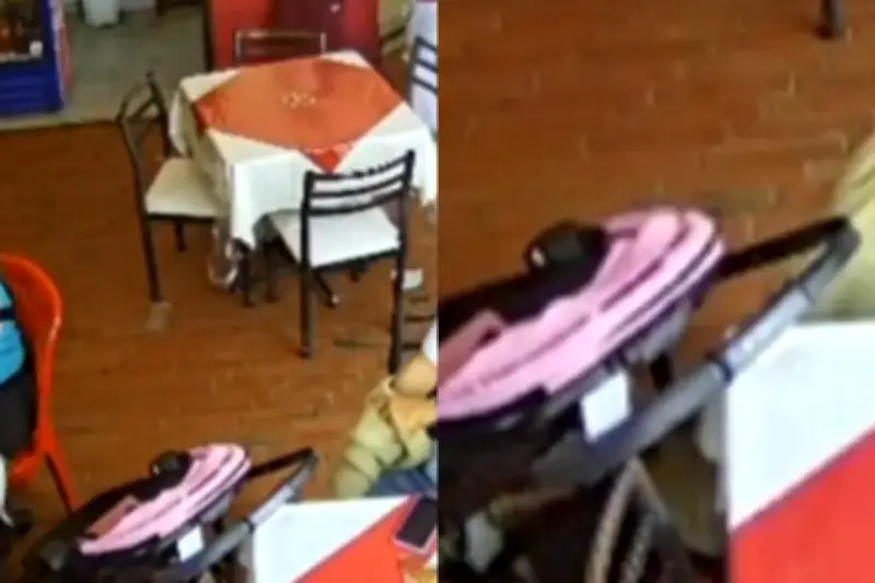 Alerta en Bogotá: nueva modalidad de robo en restaurantes captada en video viral