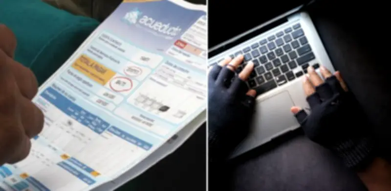 Alerta en Bogotá: Sitios fraudulentos suplantan recibos de agua para robar datos personales