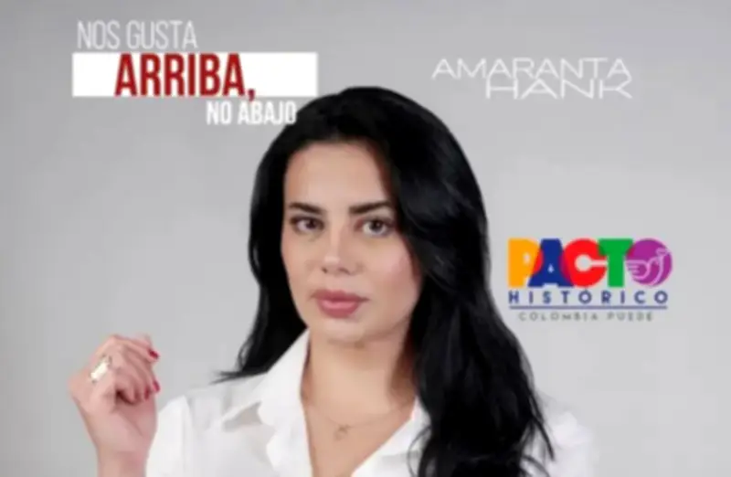 Amaranta Hank llega al Congreso para impulsar regulación del trabajo sexual en Colombia