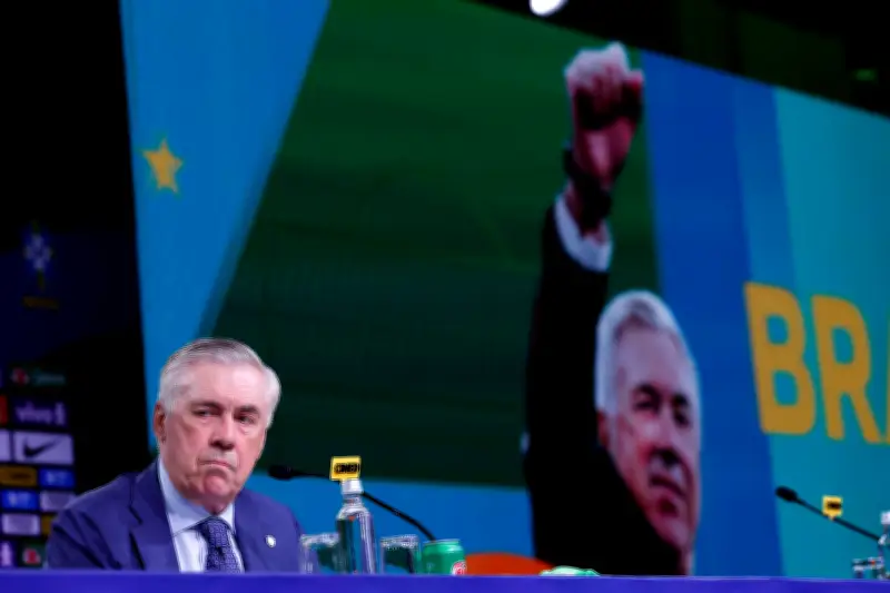 Ancelotti define alineación para amistoso con Croacia y responde críticas sobre Brasil