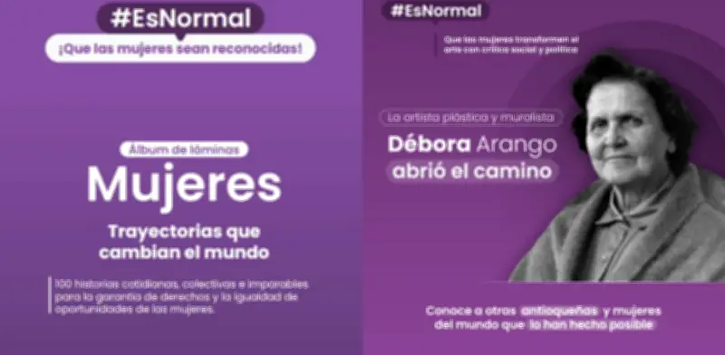 Antioquia conmemora el 8M con campaña 'Es Normal' que reconoce el legado femenino