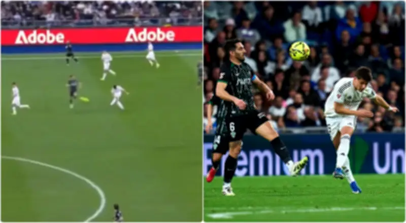 Arda Güler marca un golazo histórico desde 65 metros con el Real Madrid