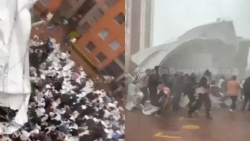 Asamblea de copropietarios en Bogotá casi termina en tragedia; todo quedó grabado