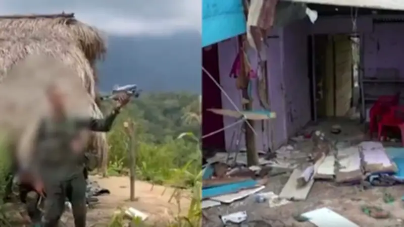 Ataques con drones de grupos ilegales dejan 36 víctimas en Colombia en 2025