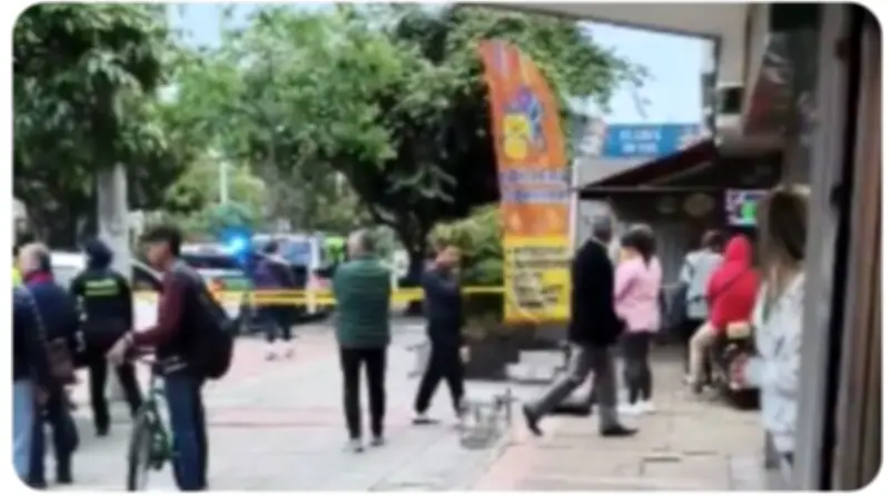 Atentado sicarial en Usaquén deja hombre herido de gravedad en establecimiento comercial