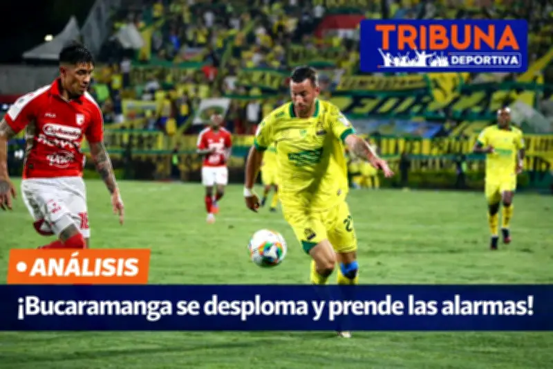 Atlético Bucaramanga en crisis: dos derrotas consecutivas revelan graves fallas defensivas y ofensivas