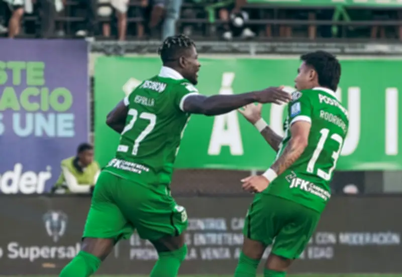 Atlético Nacional remonta ante Águilas Doradas y asciende en la Liga BetPlay