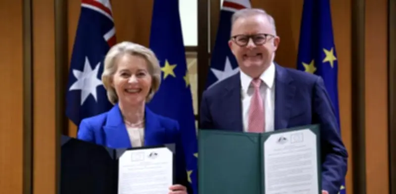 Australia y la Unión Europea sellan histórico acuerdo comercial tras ocho años de negociaciones