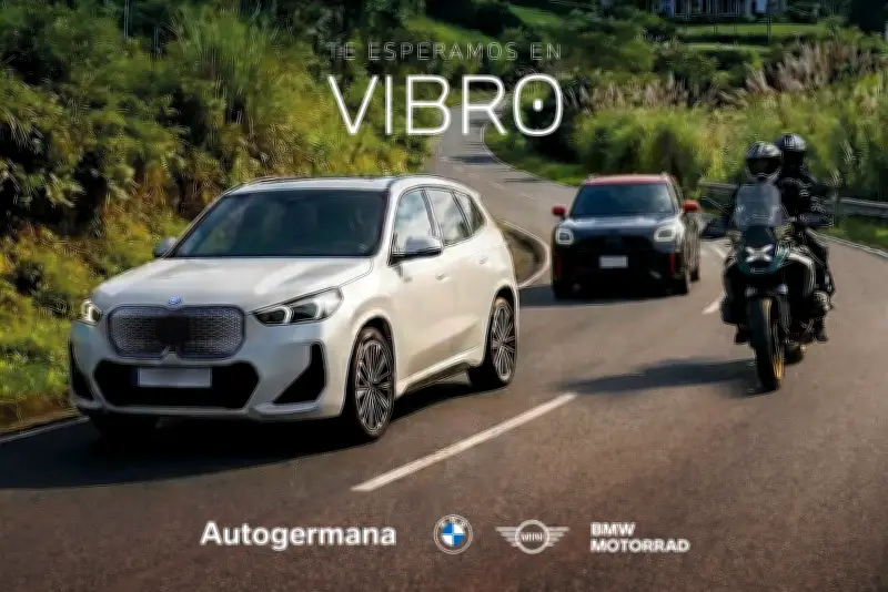 Autogermana presenta Vibro: experiencia inmersiva con BMW, MINI y BMW Motorrad en Bogotá