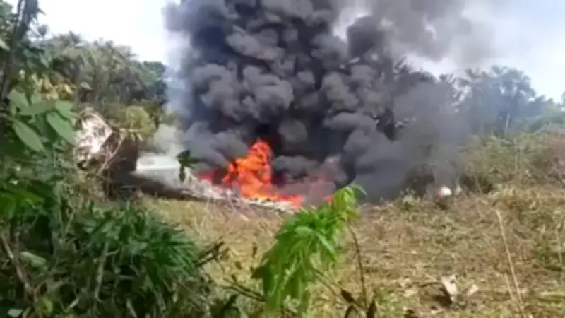 Avión Hércules de la Fuerza Aérea Colombiana se estrella en Putumayo: incertidumbre sobre víctimas
