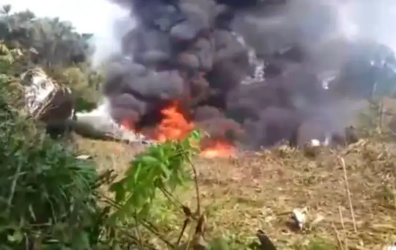 Avión Hércules de la Fuerza Aérea se estrella en Putumayo: investigan causas del accidente