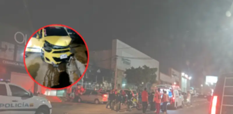 Balacera en Barranquilla: tres heridos y tres capturados tras persecución policial que terminó en choque