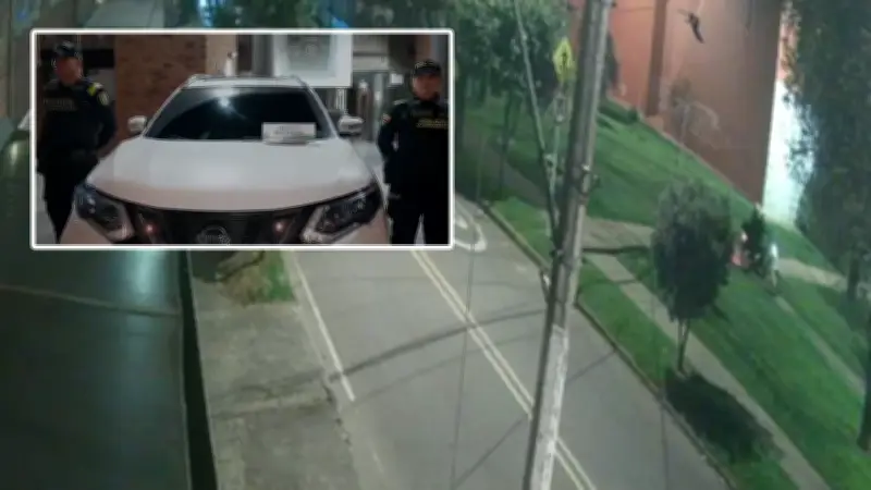 Balacera en Engativá tras robo de camioneta: dos ladrones capturados tras enfrentamiento