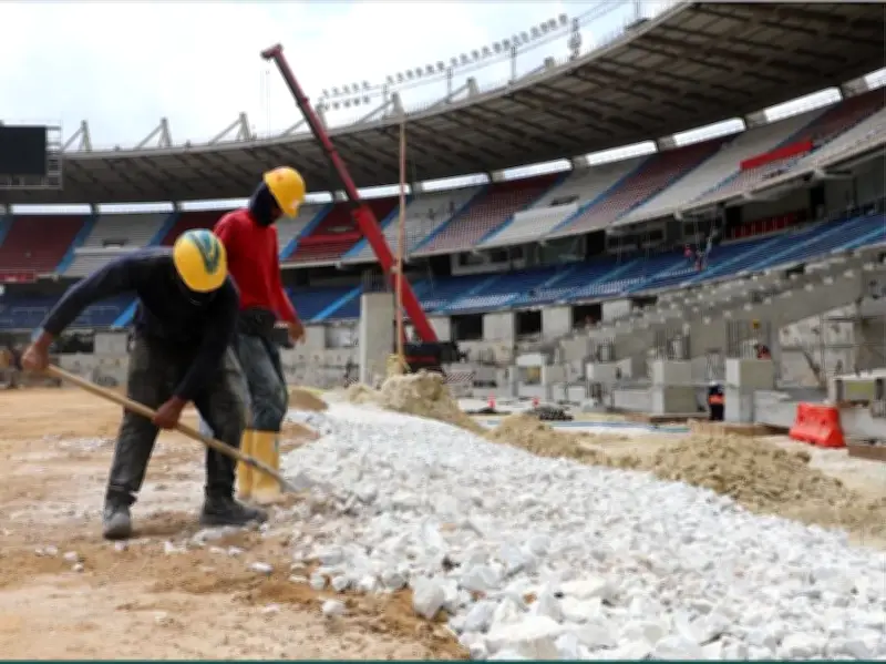 Barranquilla inicia siembra de césped en estadio para final de Copa Sudamericana 2026