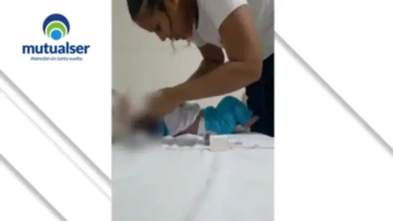 Bebé de dos meses en riesgo de ceguera por negativa de EPS Mutualser a autorizar cirugía urgente