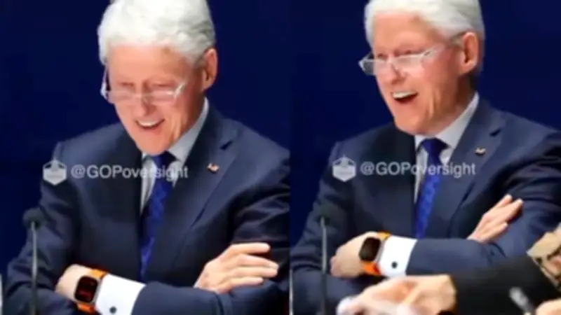 Bill Clinton sonríe en fotos filtradas del caso Epstein, generando indignación global