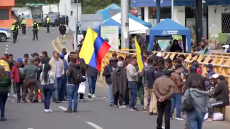 Bloqueos fronterizos y paro minero dejan pérdidas millonarias en Colombia