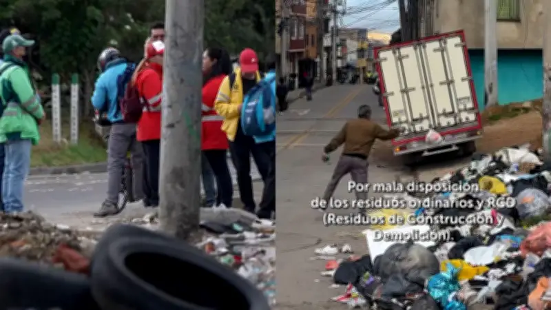 Bogotá impone más de 600 comparendos por mal manejo de residuos en 2026