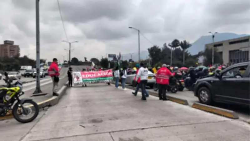 Bogotá recupera movilidad tras intensas protestas en Calle 26 y NQS