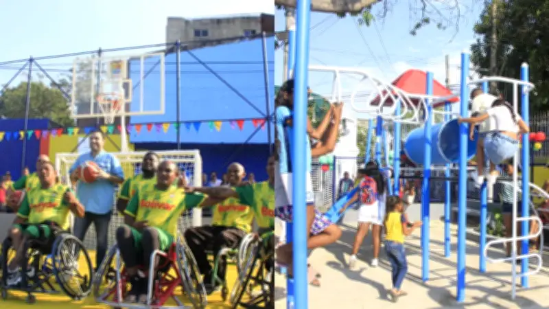 Bolívar inaugura cancha multifuncional que beneficiará a más de 2.000 residentes en Cartagena