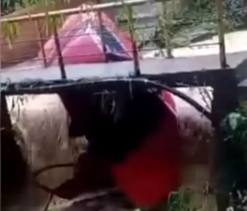 Bomberos de Medellín recuperan vehículo arrastrado por creciente en San Antonio de Prado