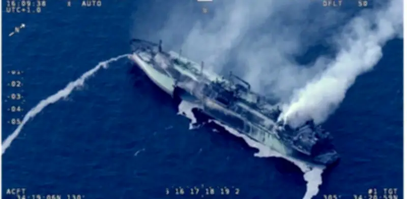 Buque ruso con gas natural licuado se hunde en Mediterráneo tras explosiones; Putin acusa a Ucrania de 'ataque terrorista'