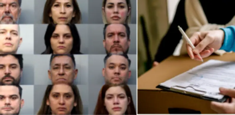 Cae red millonaria de estafas de seguros en Florida: doce arrestados por fraude en licencias