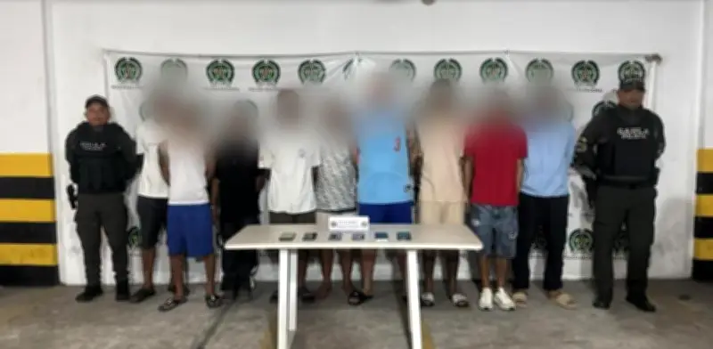 Caen 18 integrantes de 'Los Costeños' en Barranquilla por extorsión a comerciantes