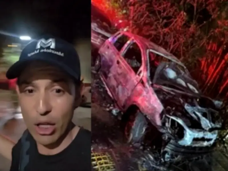 Candidato denuncia incendio de su vehículo en Santander a días de las elecciones legislativas