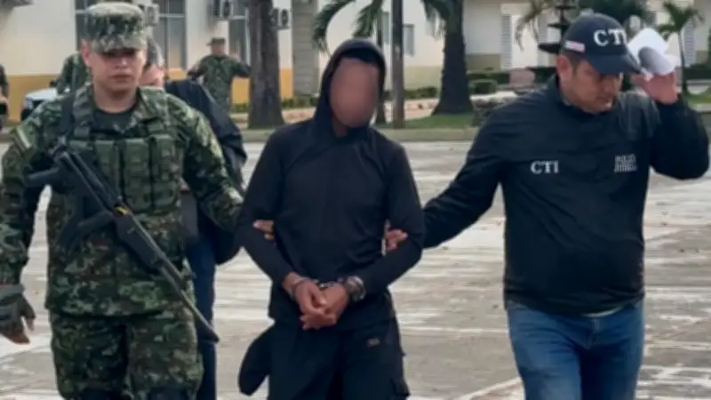 Capturado alias 'Nelson', cabecilla de disidencias de las FARC en Caquetá