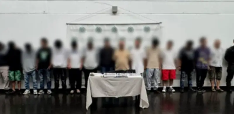 Capturan a 17 integrantes de banda 'Pachelly' en Antioquia por secuestros y desplazamientos forzados