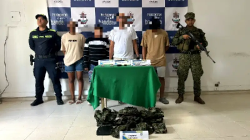 Capturan a 17 presuntos integrantes del Clan del Golfo en El Carmen de Bolívar