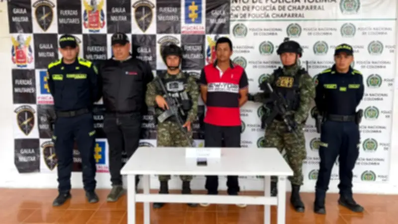 Capturan a alias 'Granadillo', presunto operador clave de la red de apoyo de 'Iván Mordisco' en el sur del Tolima