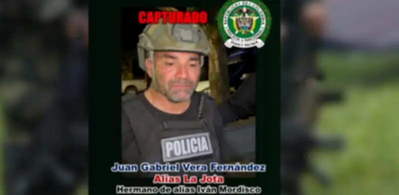 Capturan a alias La Jota, hermano de 'Iván Mordisco', en operativo de inteligencia en Tolima