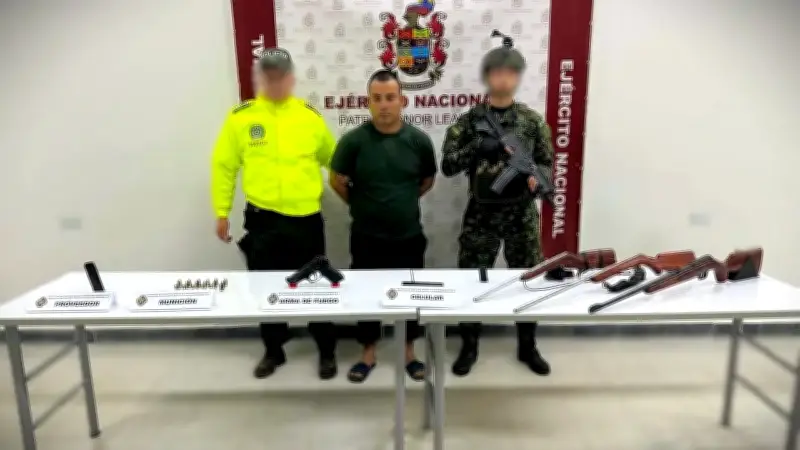 Capturan a alias 'Mosca' en el Meta, hombre cercano de alias 'Calarca'