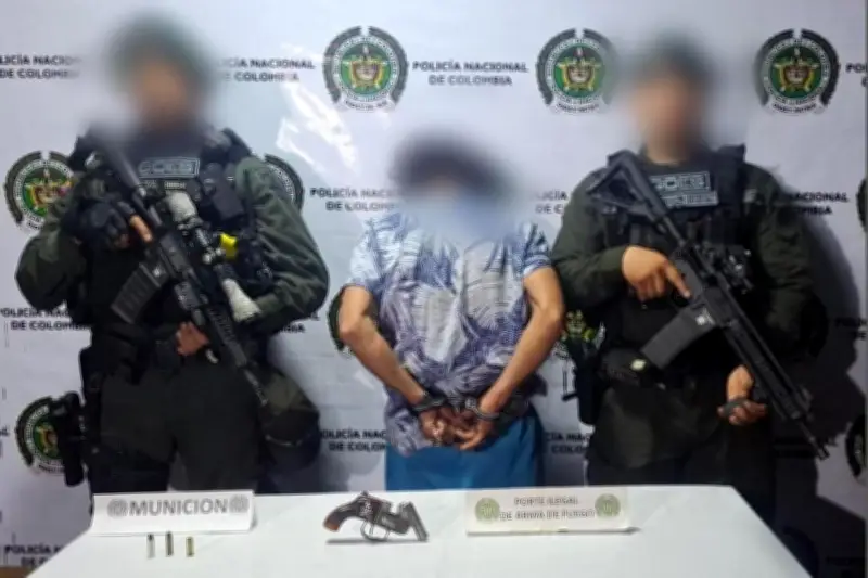 Capturan a alias 'Peluchín' tras intentar robar a dos mujeres con arma artesanal en San Jacinto