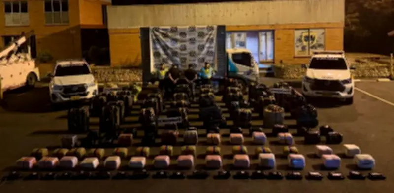 Capturan a dos hombres con 1,5 toneladas de marihuana en el Valle del Cauca