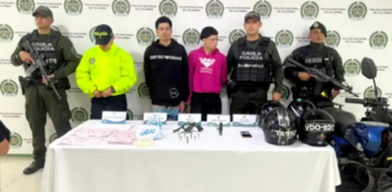 Capturan a dos integrantes de 'Los Satanás' en Soacha por almacenar armas y explosivos